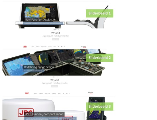 Alphatron Marine/JRC: wervende website