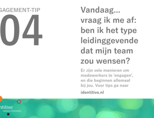 Engagement-tip 4: Reflectie op jezelf als type leidinggevende