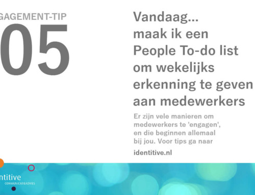 Engagement-tip 5: Maak een People To-do list